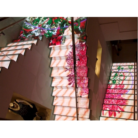 楼梯屏阶梯LED显示屏