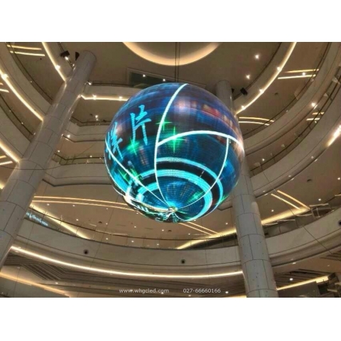 全彩led创意异形屏圆球屏